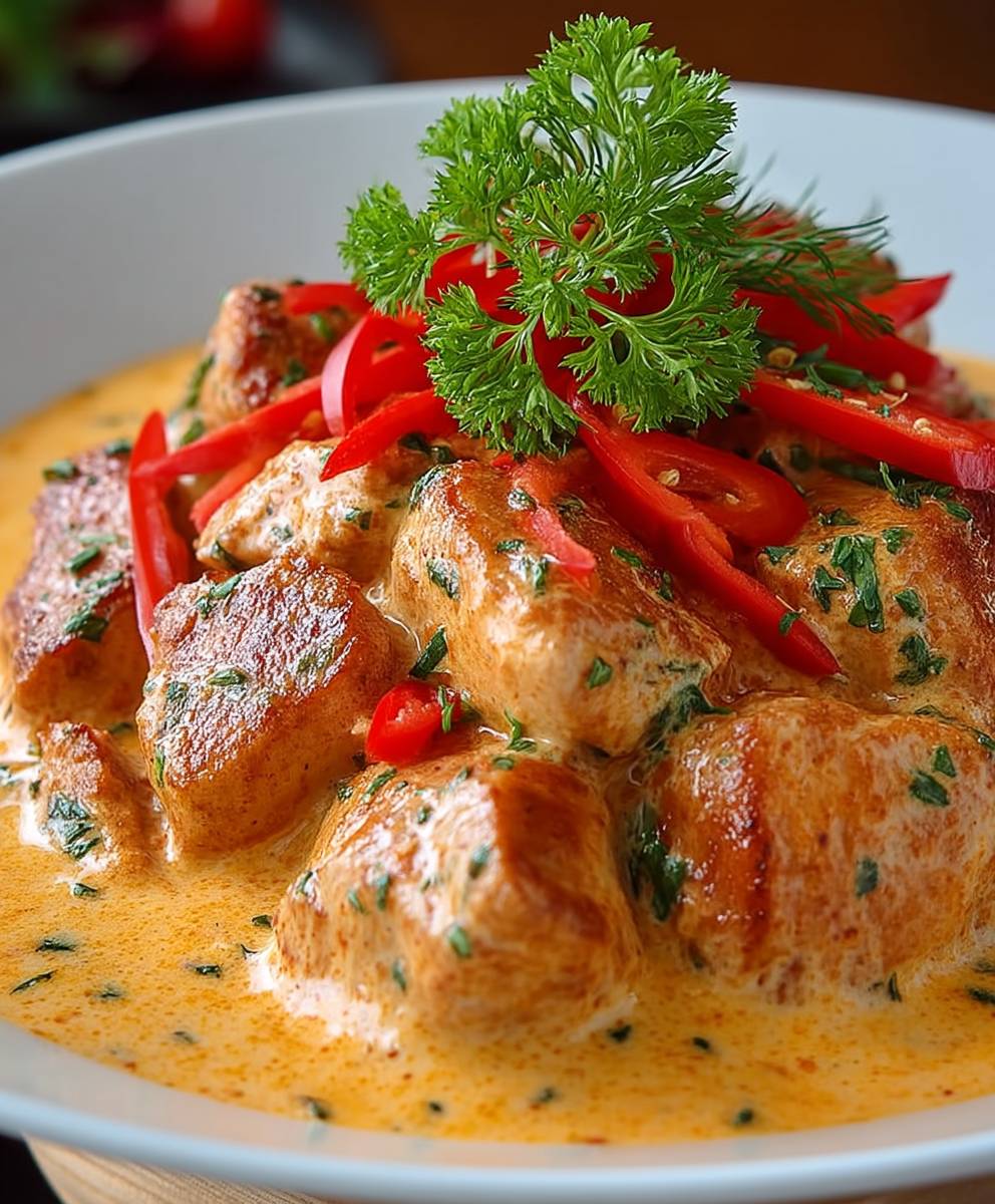 Paprika Chicken Cream Sauce