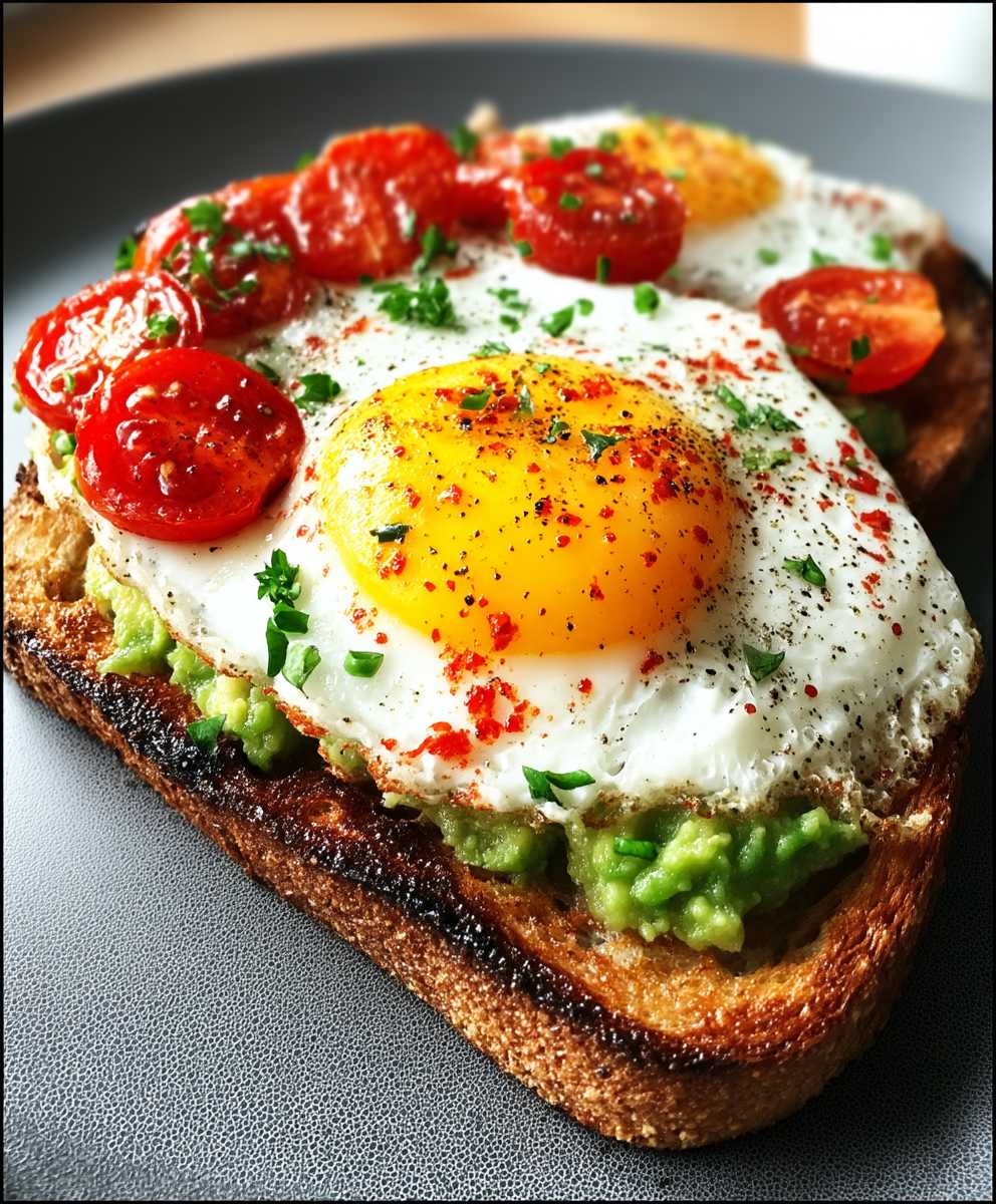 Avocado Toast mit Ei