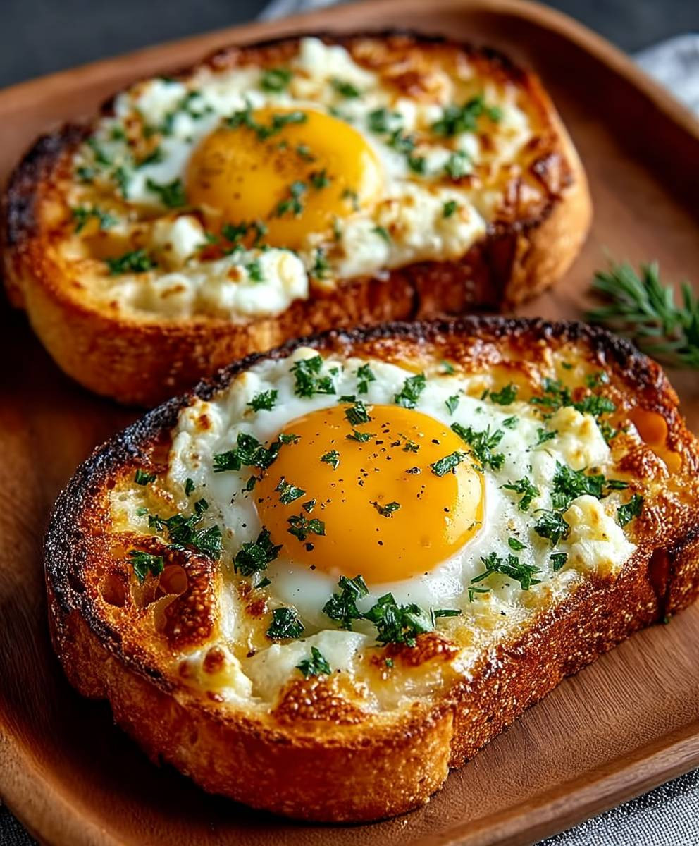Ei Käse Toast Frühstück