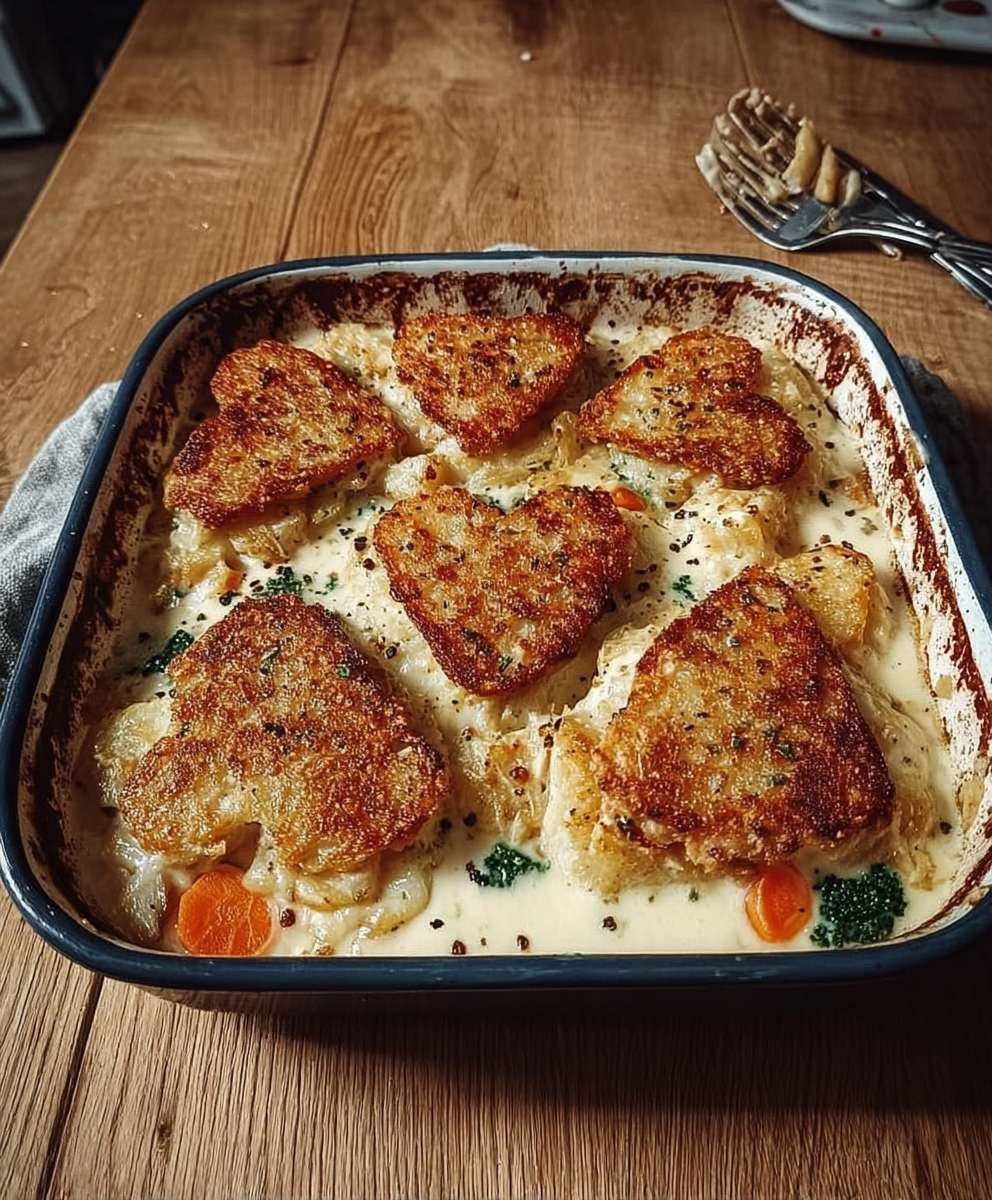 Rösti Schnitzel Auflauf