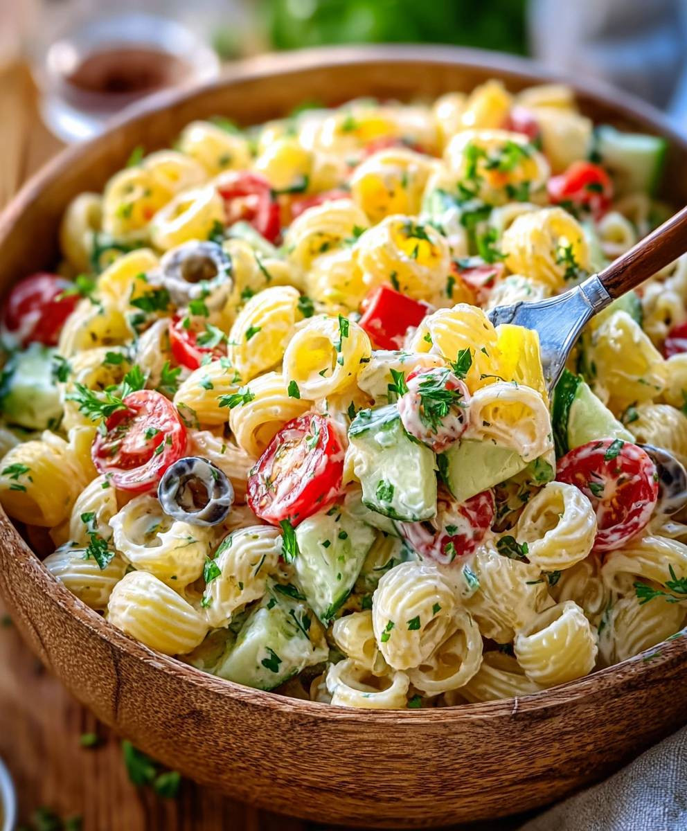 Ditalini Salat Einfach Schnell Zubereitet