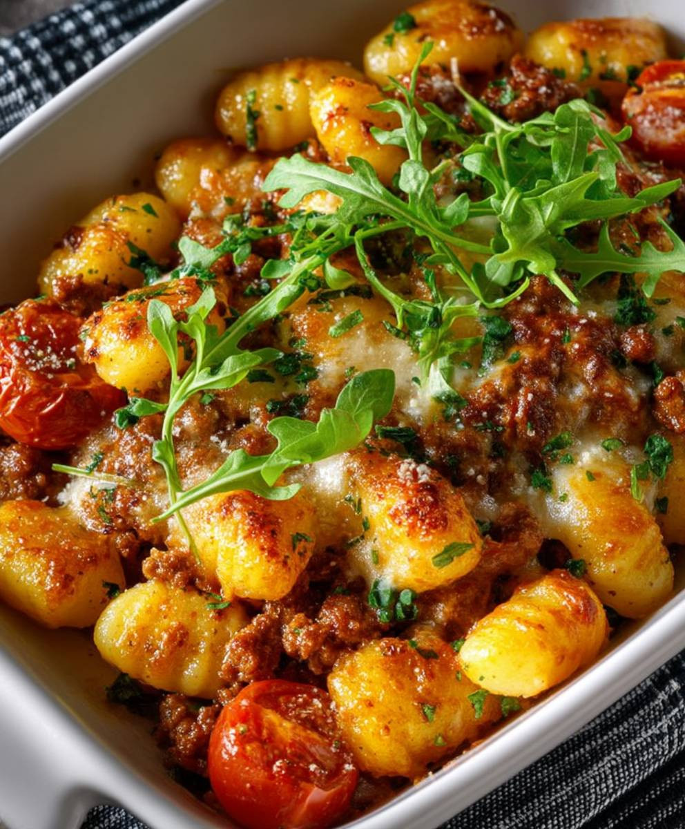 Gnocchi Auflauf Hackfleisch