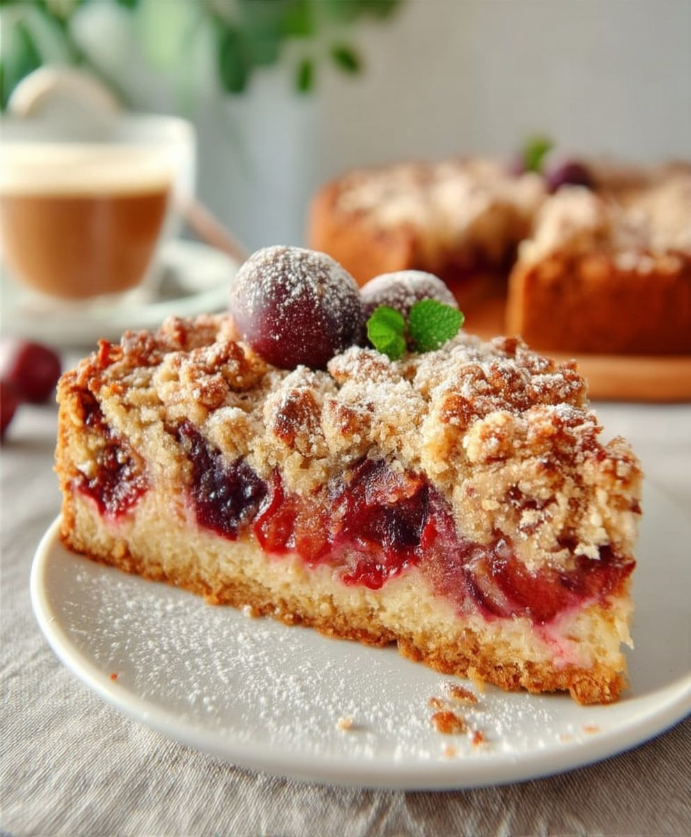 Zwetschgen Nuss Kuchen backen