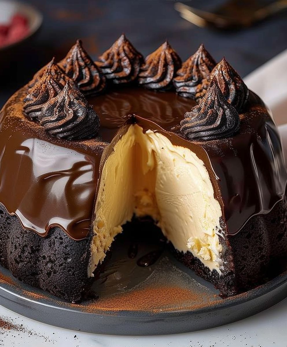 Schoko Gugelhupf Cheesecake Füllung